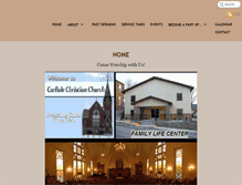 Tablet Screenshot of carlislechristian.com